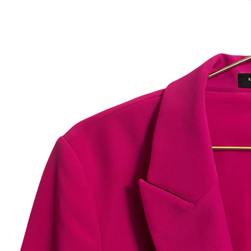 Express Editor Hot Pink Single Button Blazer Larg… - image 4